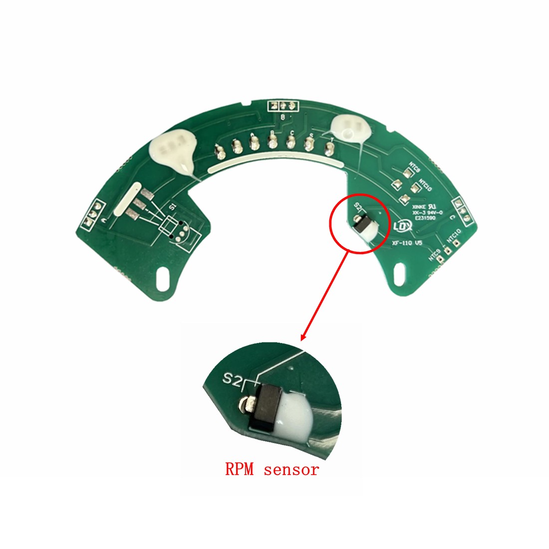 Placa Sensor Hall 750W 3