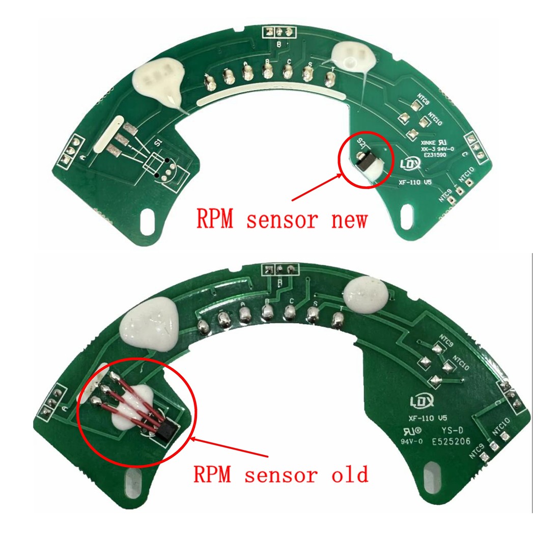 Placa Sensor Hall 750W 5